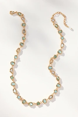 Mixed Crystal Collar Necklace