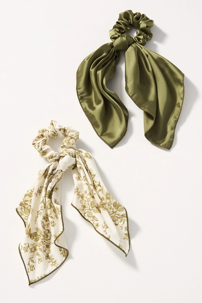 Hair Scarf Scrunchies, Set of 2