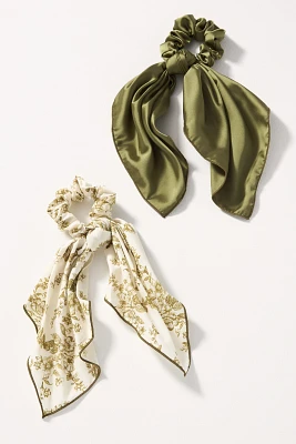 Hair Scarf Scrunchies, Set of 2