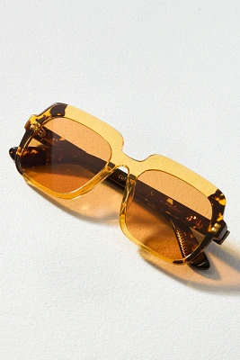 Spitfire Yellow Oversized Sunglasses