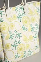 Lemons Structured Tote