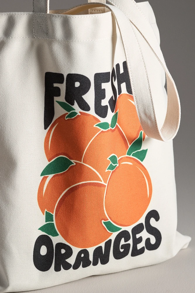 Fruits & Veggies Canvas Tote