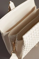 Woven Divided Shoulder Bag