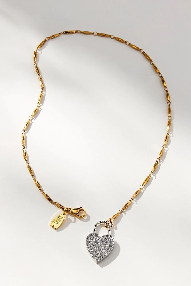 NOTTE Jewelry Promise Me Heart Pendant Necklace