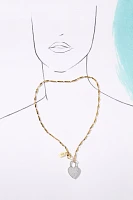 NOTTE Jewelry Promise Me Heart Pendant Necklace