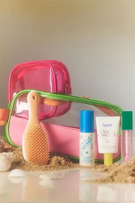 Colorblock Cosmetic Bag