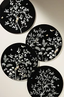 Addison Ross Chinoiserie Lacquered Placemats, Set of 4