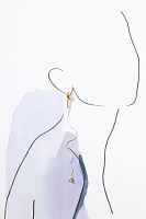 Pajarolimon Mixed Metal Knot Drop Earrings