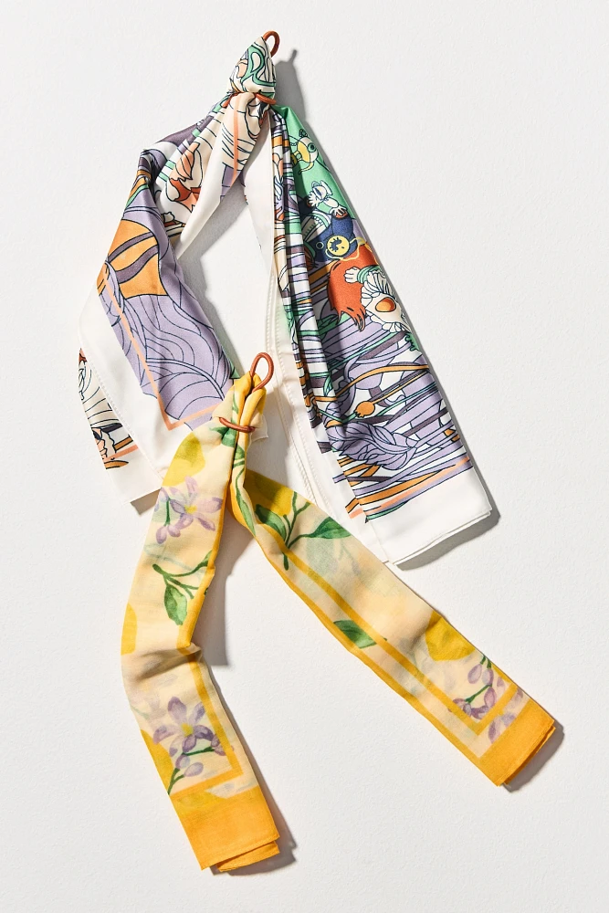 Fruit Stand Head Scarves, Set of 2