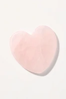 Rose Quartz Heart Gua Sha