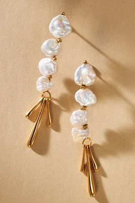 Missoma Keshi Pearl Sculpted Earrings