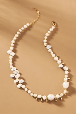 Missoma Mixed-Pearl Beaded Necklace