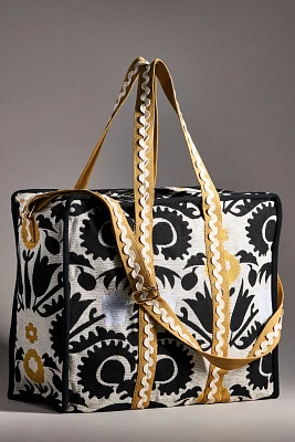 Jacquard Weekender Tote
