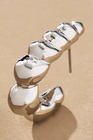 Scallop Hoop Earrings
