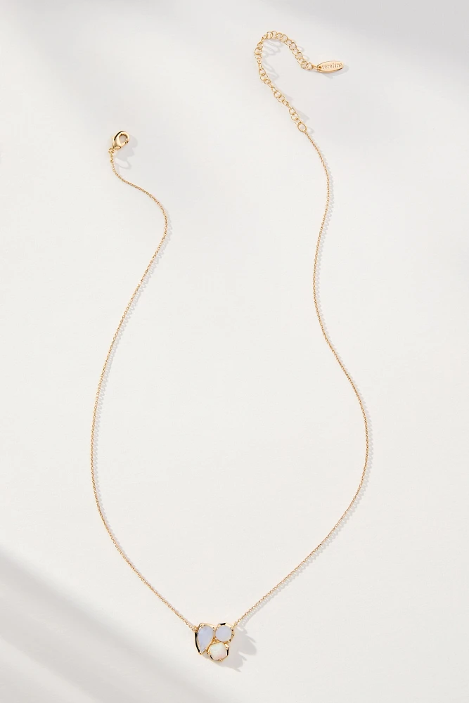 Dainty Crystal Cluster Necklace