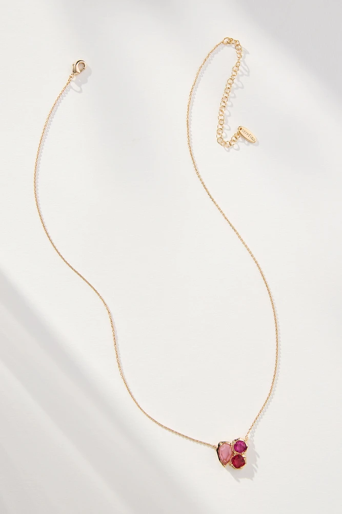Dainty Crystal Cluster Necklace