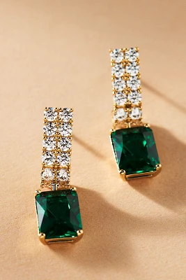 Nadri Emerald Isle Drop Post Earrings