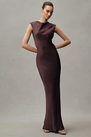Shona Joy La Lune Cowled Open-Back Maxi Dress