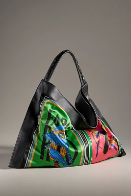 Farm Rio Scarf & Leather Bag