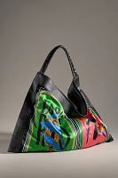 Farm Rio Scarf & Leather Bag