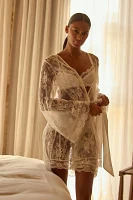Kat The Label Lottie Sheer Lace Robe