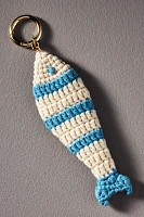 Large Crochet Fish Bag Charm