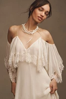 LoveShackFancy Annavelle Layered Silk Dress