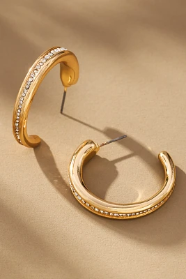 Crystal Hoop Earrings