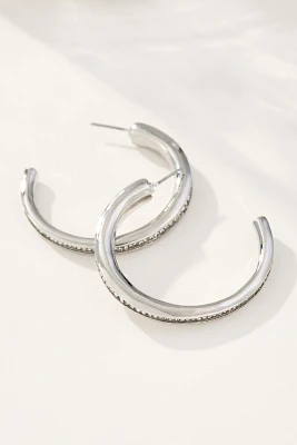 Classic Crystal Hoop Earrings