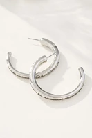 Classic Crystal Hoop Earrings