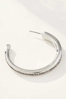 Classic Crystal Hoop Earrings