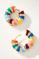 Colorful Huggie Hoop Earrings