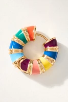 Colorful Huggie Hoop Earrings