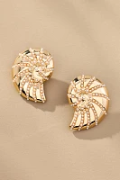 Pearl Shell Post Earrings