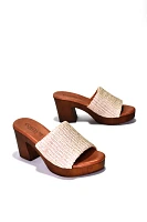 Cordani Waylin Wood-Bottom Heels