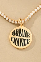 Maison Irem Bonne Chance Pendant Necklace