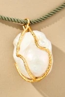 Maison Irem Mulberry Pearl Pendant Necklace