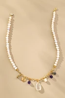 Maison Irem Perry Pearl Charm Necklace