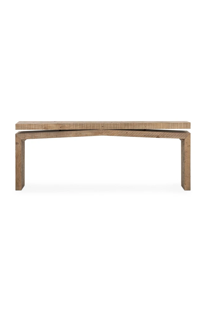Matthes 79" Reclaimed Pine Wood Console Table
