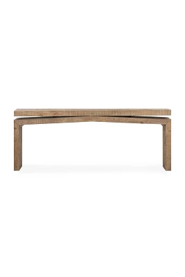 Matthes 79" Reclaimed Pine Wood Console Table