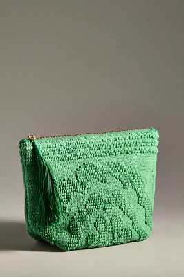 Celandine Trellis Cotton Cosmetic Bag