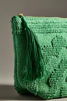 Celandine Trellis Cotton Cosmetic Bag