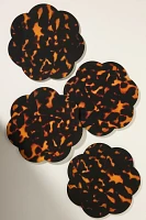 Addison Ross Faux-Tortoiseshell Lacquered Placemats, Set of 4