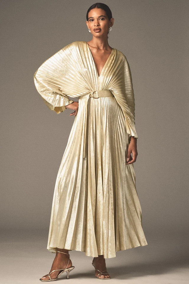 anthropologie gold dress Metallic & Shine Dresses White Yellow Gold Metallic Brand Anthropologie | Dresses | Anthropologie