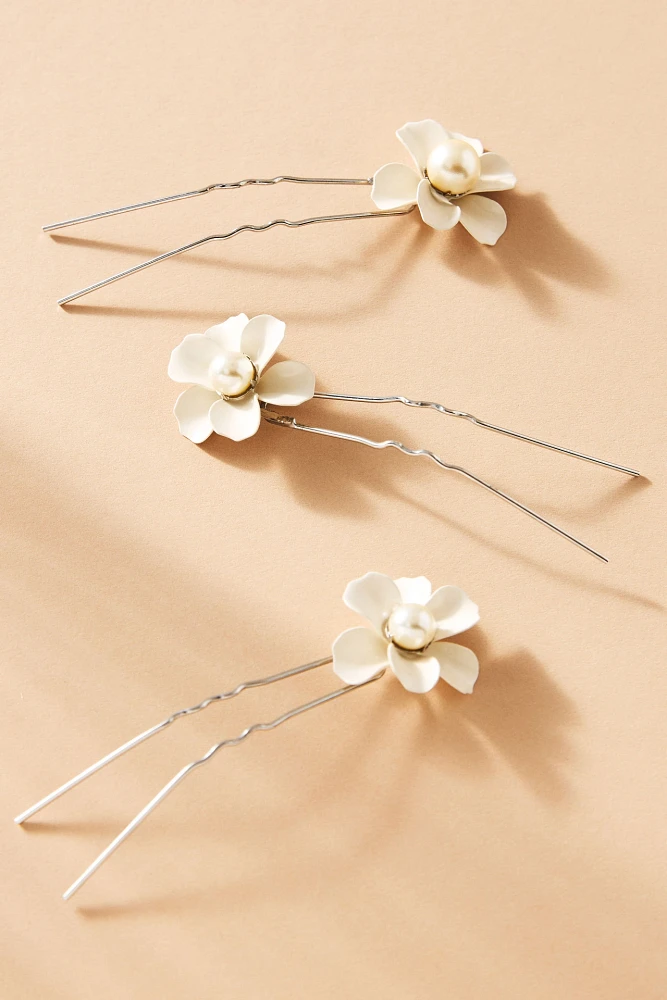 PARIS by Debra Moreland Milk Maid Hair Pins, Set of 3