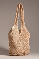 Dolce Vita Raffia Slouchy Bag