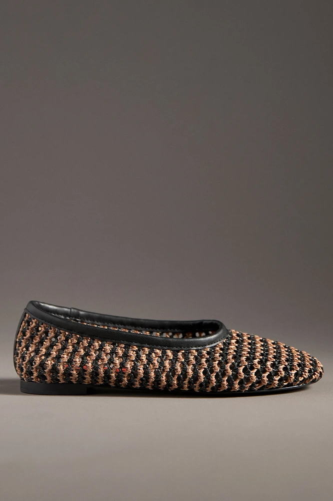 SIMONMILLER Raffia Riad Ballet Flats