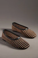 SIMONMILLER Raffia Riad Ballet Flats