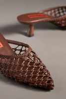 SIMONMILLER Knotted Gala Mule Heels