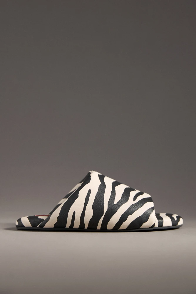SIMONMILLER Zebra Bubble Slide Sandals